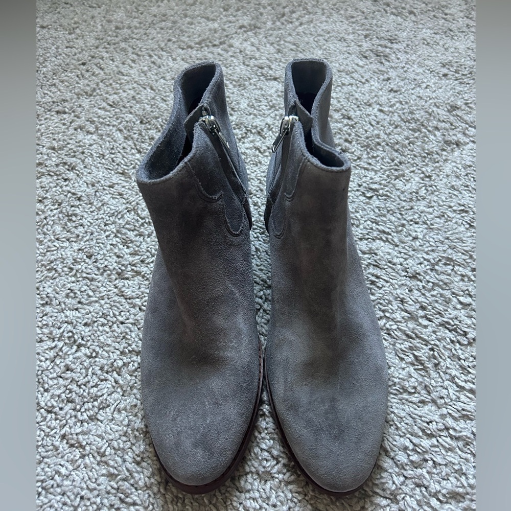 Coach Gray Suede Booties - Picture 2 of 8